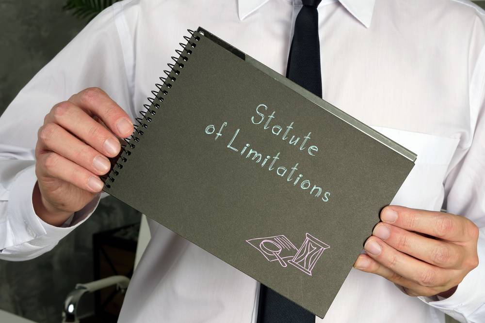 Statute of Limitations with written text